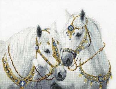 Набор для вышивания Чарiвна Мить М-426 Свадебные лошади - чм